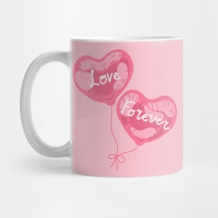 Love forever balloons Mug